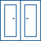 patio doors icon